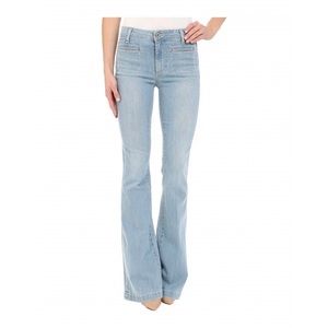 PETITE Paige High Bell Canyon Jeans
